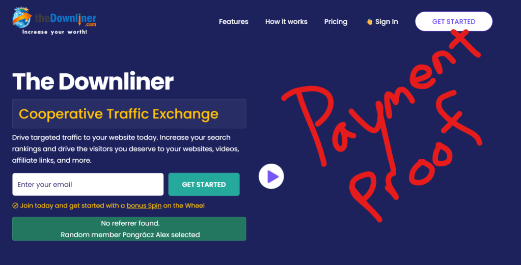 The Downliner Payment Proof- This Traffic Coop Has Paid Me Over&nbsp;$500